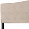 Flash Furniture Cambridge Headboard, Queen, Beige Fabric HG-HB1708-Q-B-GG - alternate 8